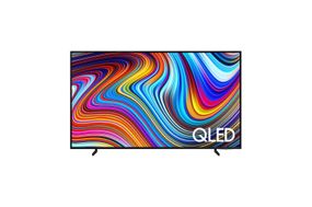 Samsung Smart TV QLED 4K Q60C 2023, Modo Game, Som em Movimento, Tela sem limites, Design slim, Visual livre de cabos, Alexa built in, Preto